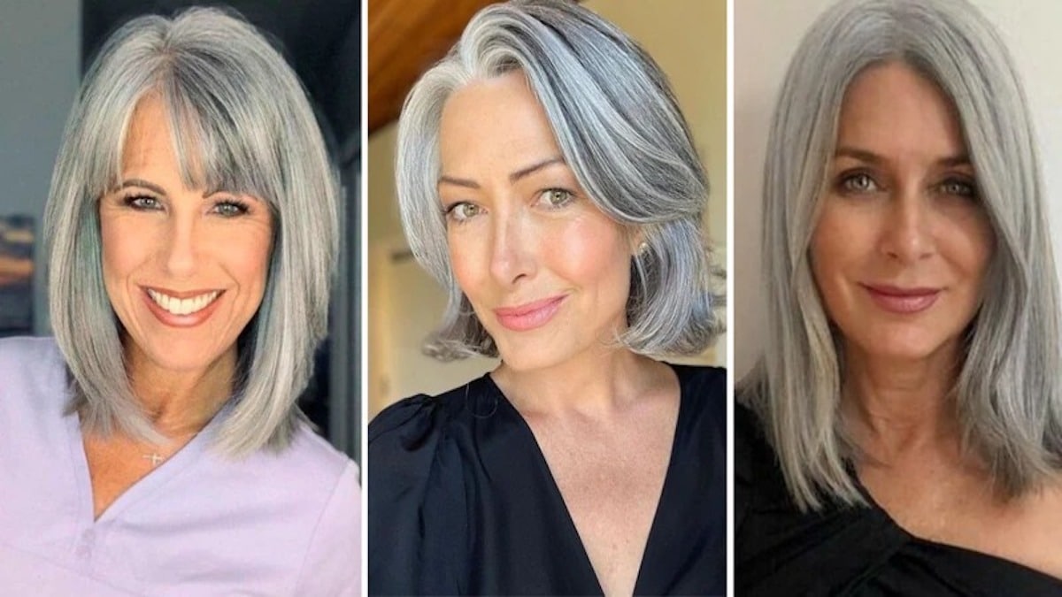 5 coupes courtes pour les femmes aux cheveux gris qui veulent paraître plus jeune !