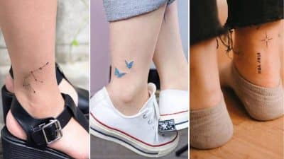 Tatouages féminins à la cheville : 7 motifs petits et discrets que vous allez adorer